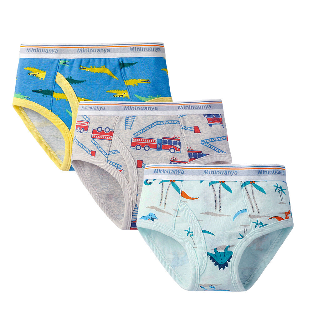 【Promesa】Boy Comfortable 3-in-1 Pack Briefs