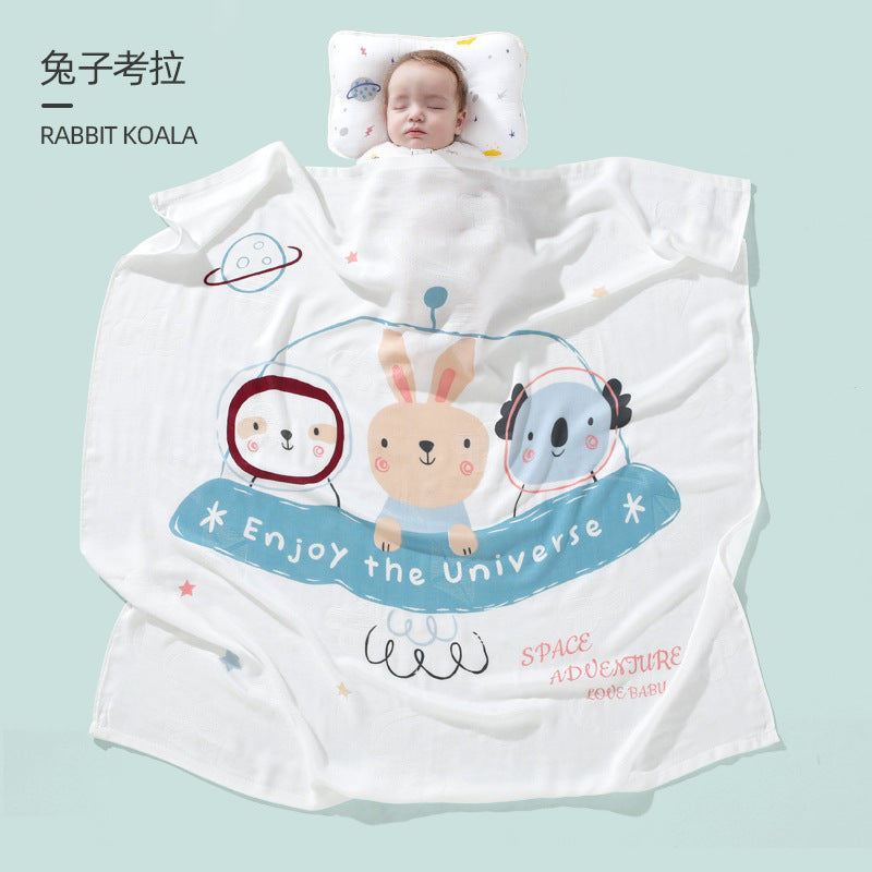 【PROMESA】Multi-purpose 2 layers 100% Bamboo Fiber Blanket Swaddle