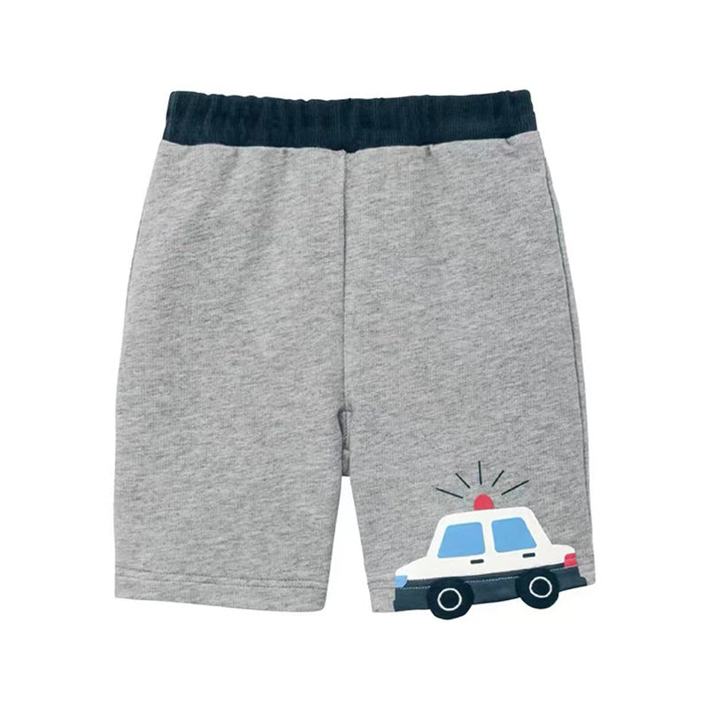 【Promesa】Unisex Cartoon Traffic Shorts