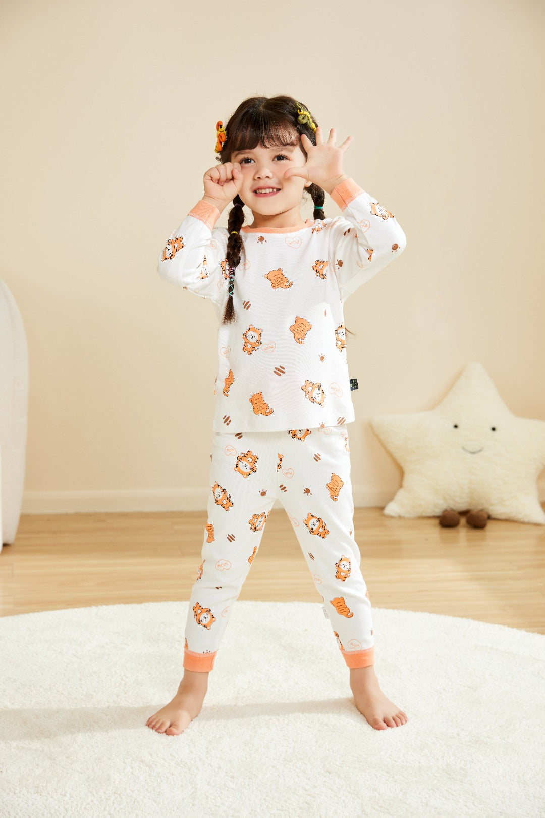 【Promesa】2023 5☆ Quality 100% Cotton Kid High Waist Pajamas