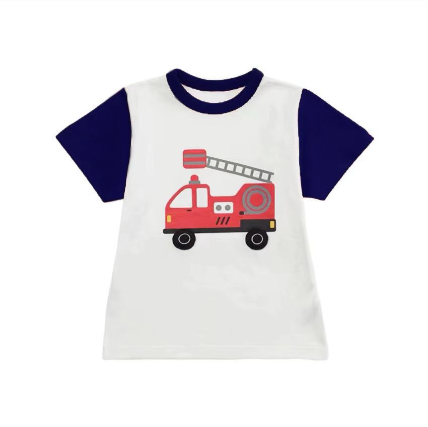 【Promesa】Short Slevees Cute 3D Traffic Top
