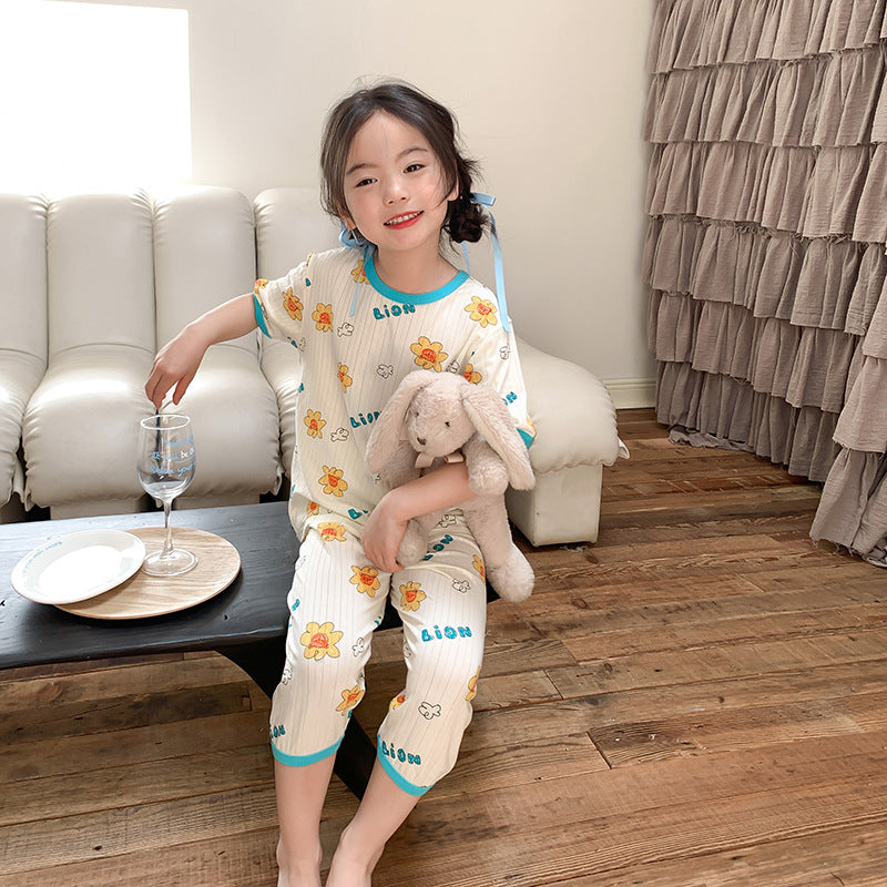 【Promesa】Breathable Pit Cotton Boy & Girl Home Clothing