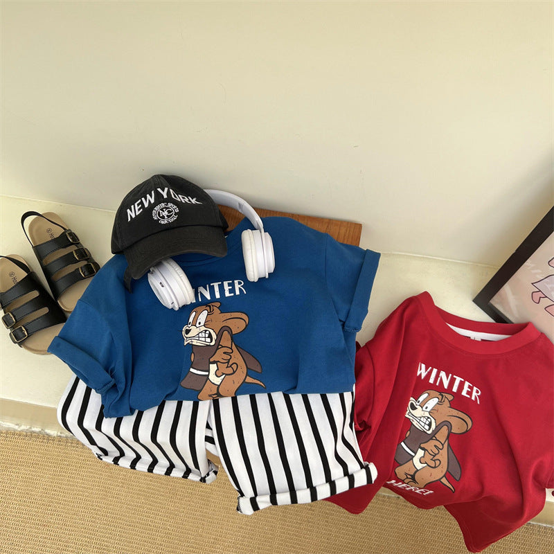 【Promesa】Unisex Summer Cute Mousie Top