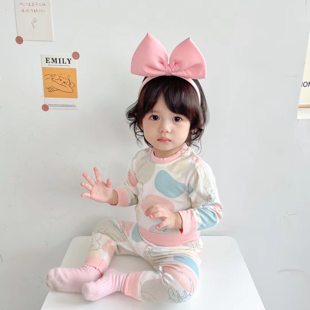 【Promesa】2023 5☆ Quality 100% Cotton Kid High Waist Pajamas