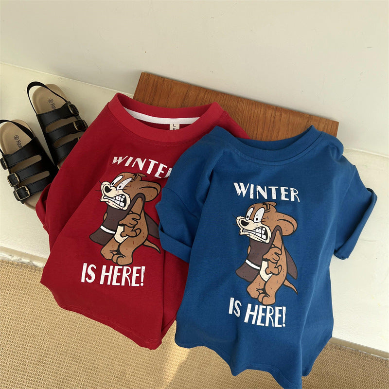 【Promesa】Unisex Summer Cute Mousie Top