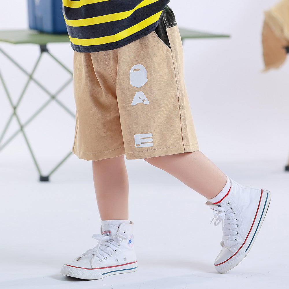 【Promesa】Summer Ape Cotton Shorts