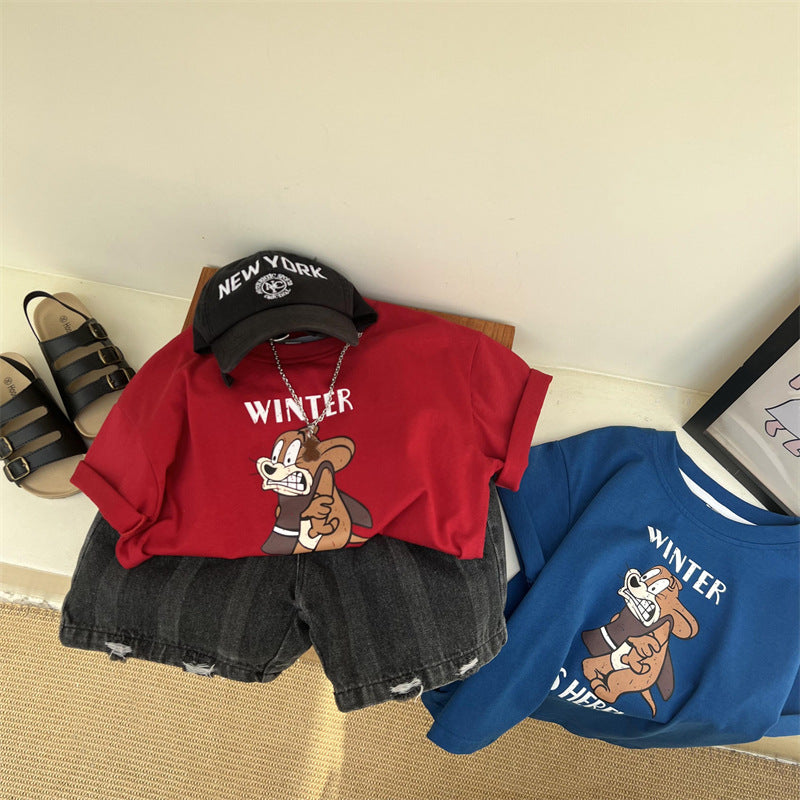 【Promesa】Unisex Summer Cute Mousie Top