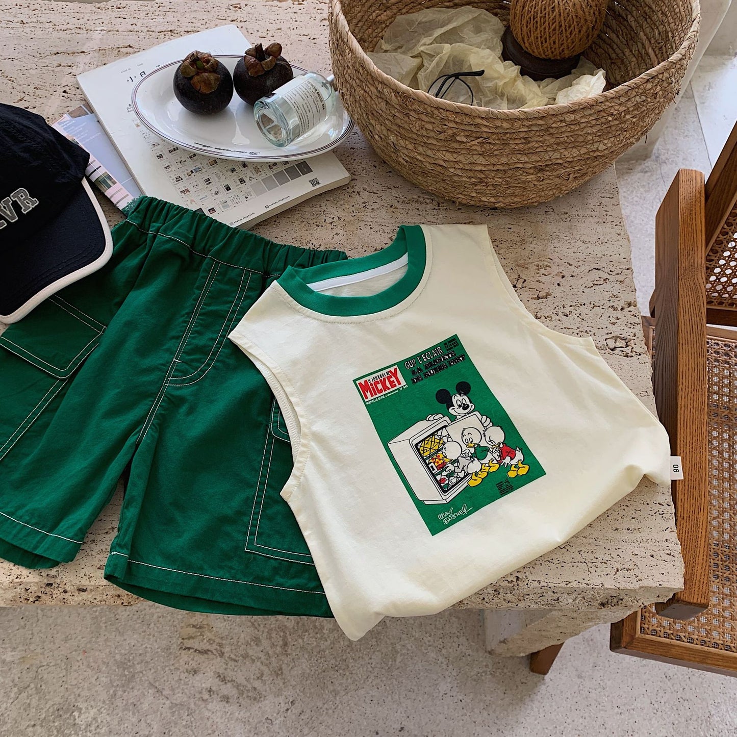 【Promesa】2023 Mickey Summer Vest Setwear