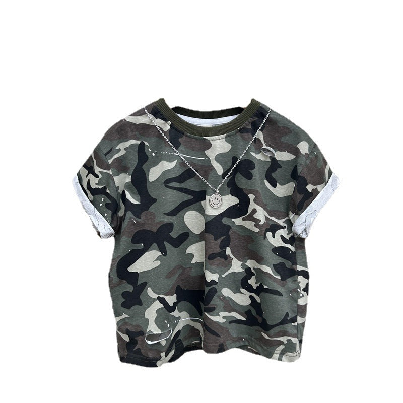 【Promesa】Summer Army Green Base Top