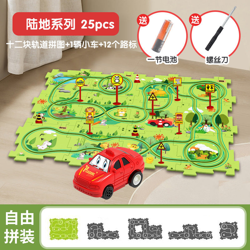 【Promesa】Smart DIY Track Puzzle With Automatic Trnasport