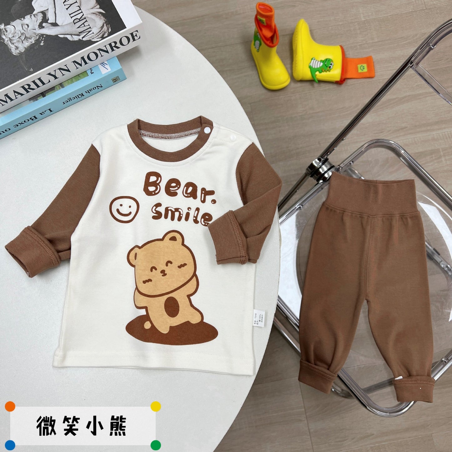 【Promesa】2023 5☆ Quality 100% Cotton Kid High Waist Pajamas
