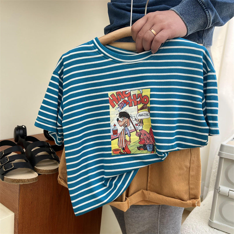 【Promesa】Summer Unisex Hao Hao Icy Silk Top