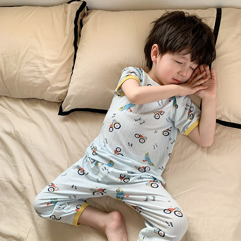 【Promesa】Breathable Pit Cotton Boy & Girl Home Clothing