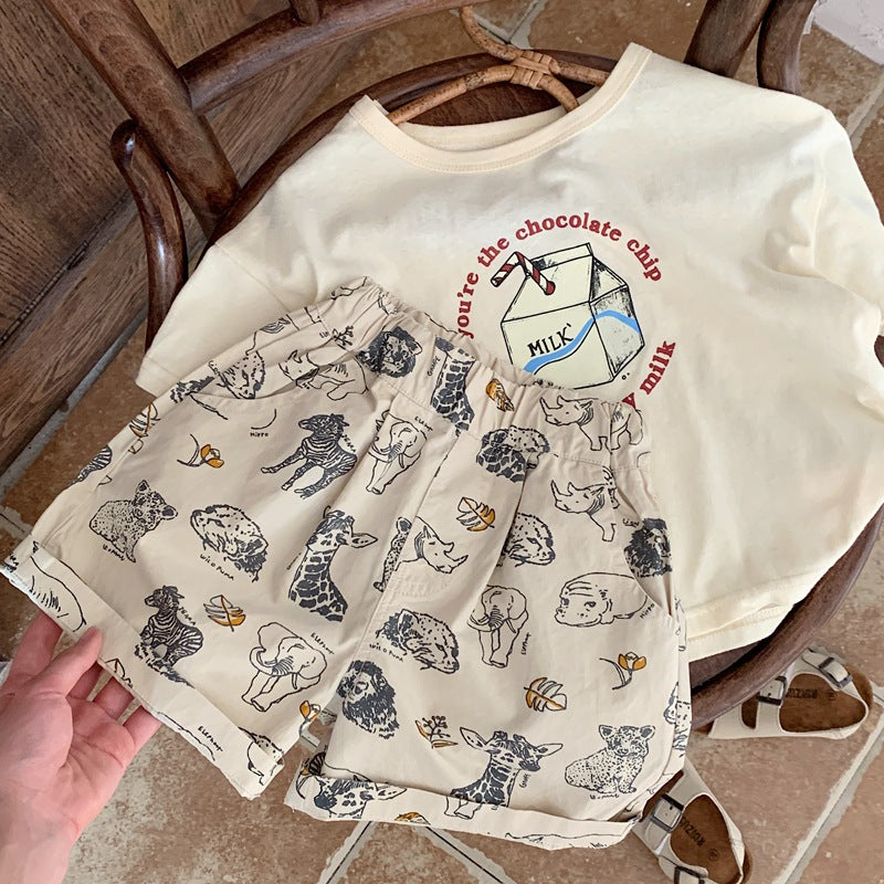 【Promesa】Animal Printed Shorts