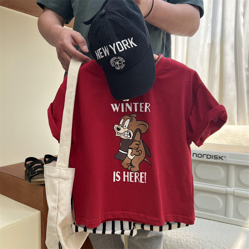 【Promesa】Unisex Summer Cute Mousie Top