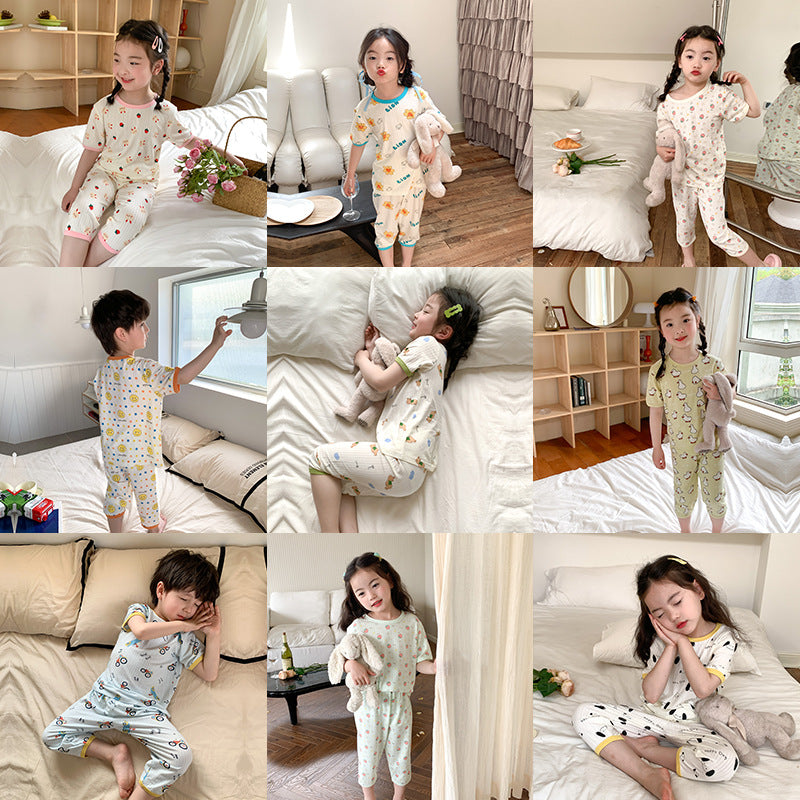 【Promesa】Breathable Pit Cotton Boy & Girl Home Clothing