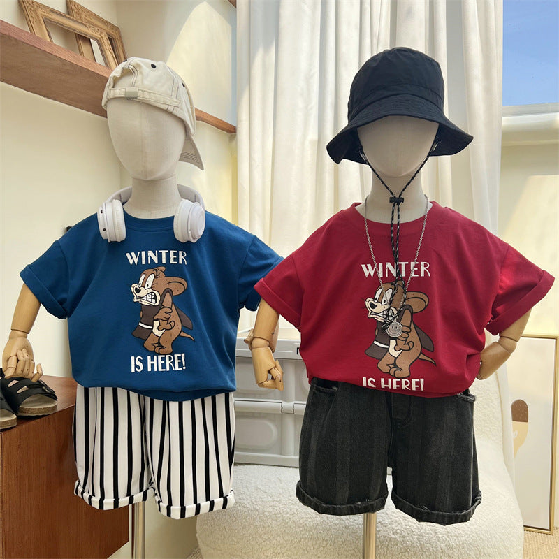 【Promesa】Unisex Summer Cute Mousie Top