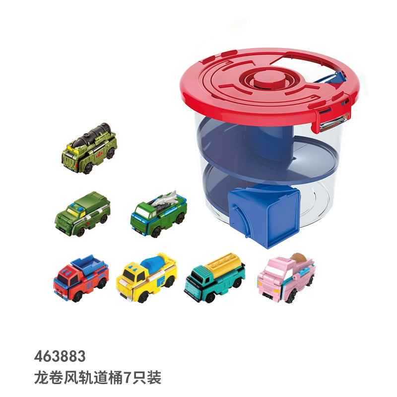 【Promesa】Pocket Cars Transformer With FREE Bucket