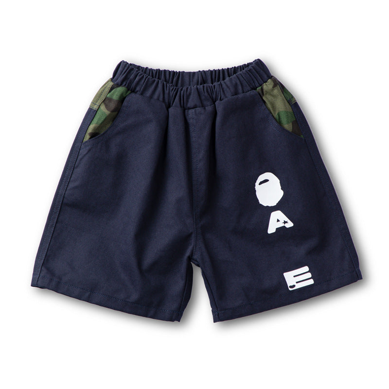 【Promesa】Summer Ape Cotton Shorts