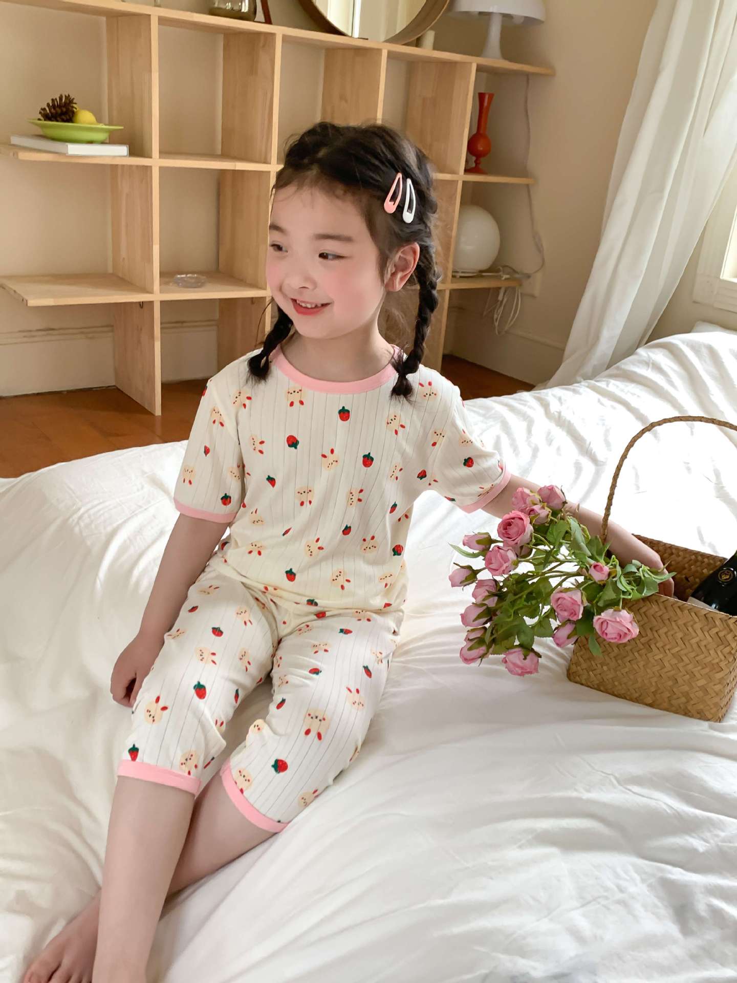 【Promesa】Breathable Pit Cotton Boy & Girl Home Clothing
