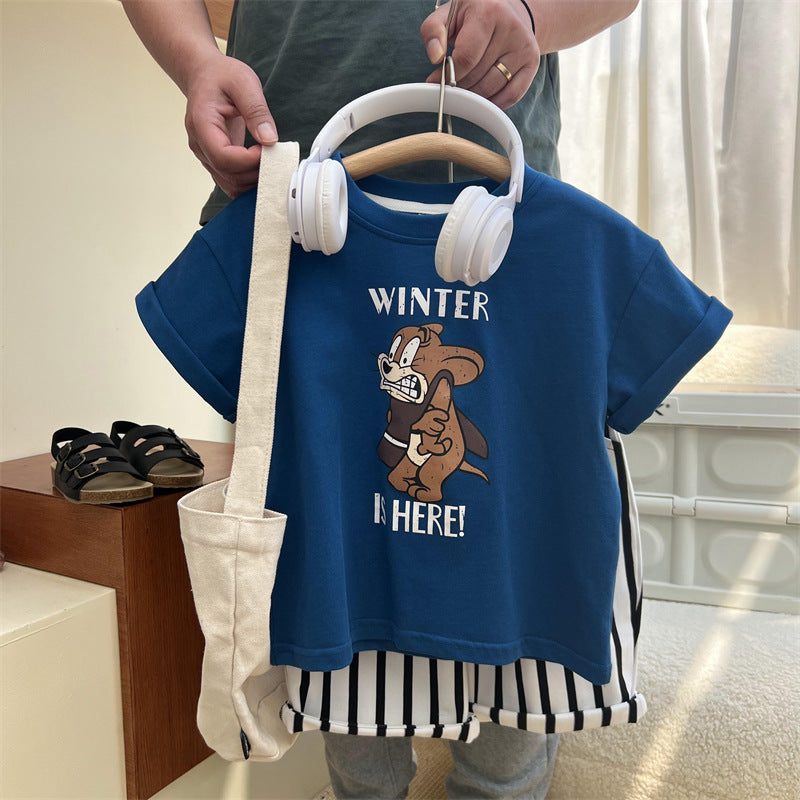 【Promesa】Unisex Summer Cute Mousie Top