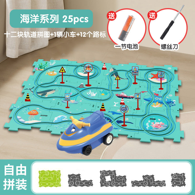 【Promesa】Smart DIY Track Puzzle With Automatic Trnasport