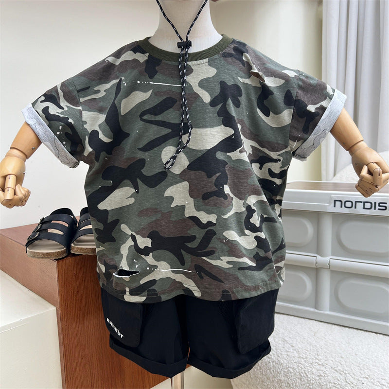 【Promesa】Summer Army Green Base Top