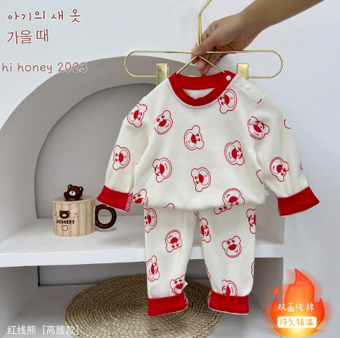 【Promesa】2023 5☆ Quality 100% Cotton Kid High Waist Pajamas