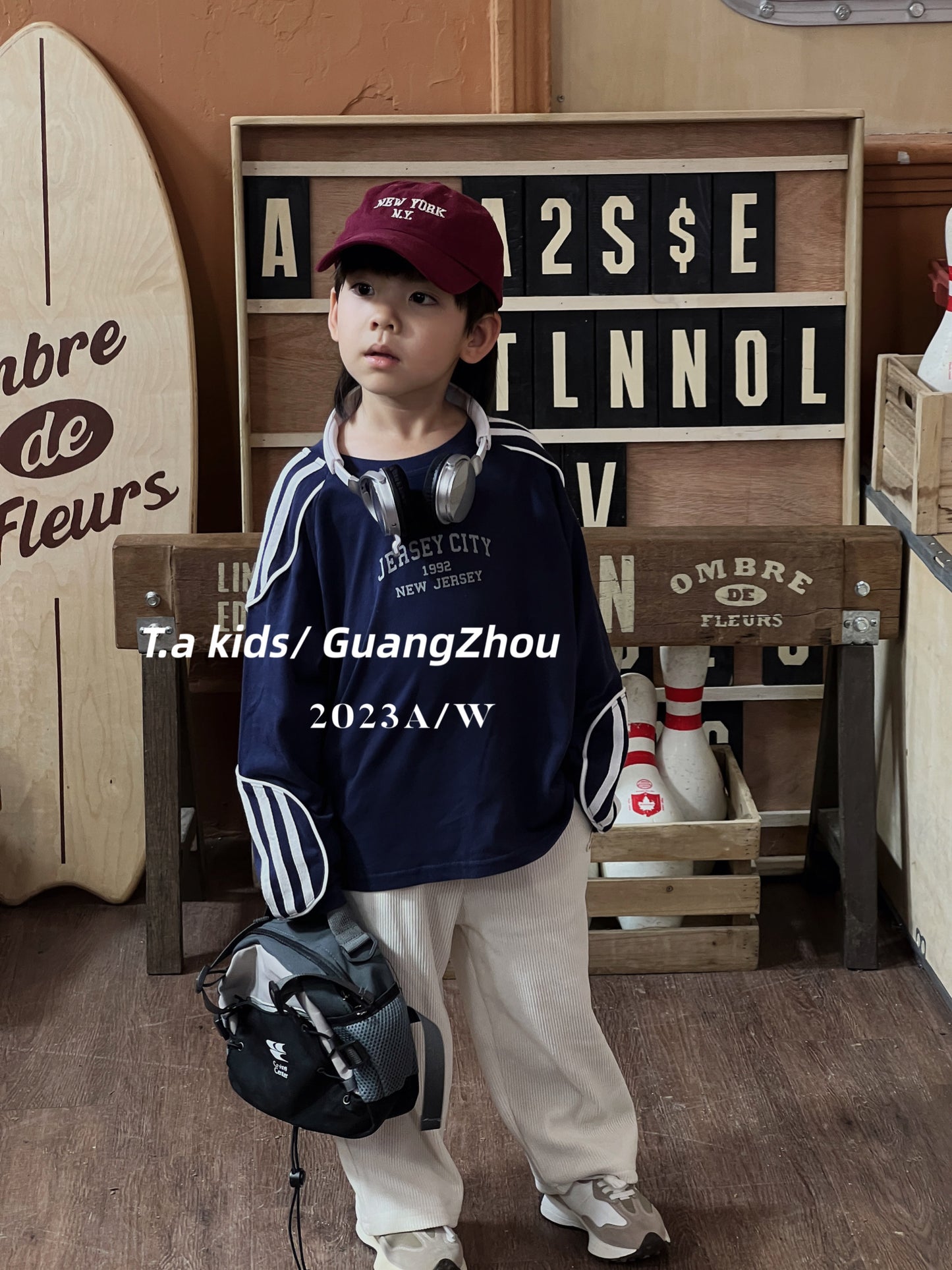 【Promesa】Baseball Theme Sweatshirt