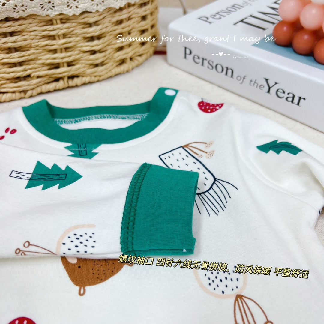 PROMESA独家儿童100%全棉包肚肚高腰家居服睡衣 Kid 100% Cotton High Waist Pajamas