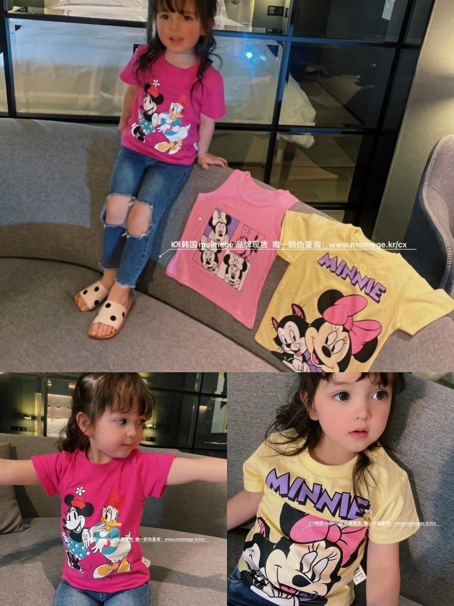韩国Moimege全棉上衣3+1 Korean Moimege Brand 100% Cotton T-shirt 3+1