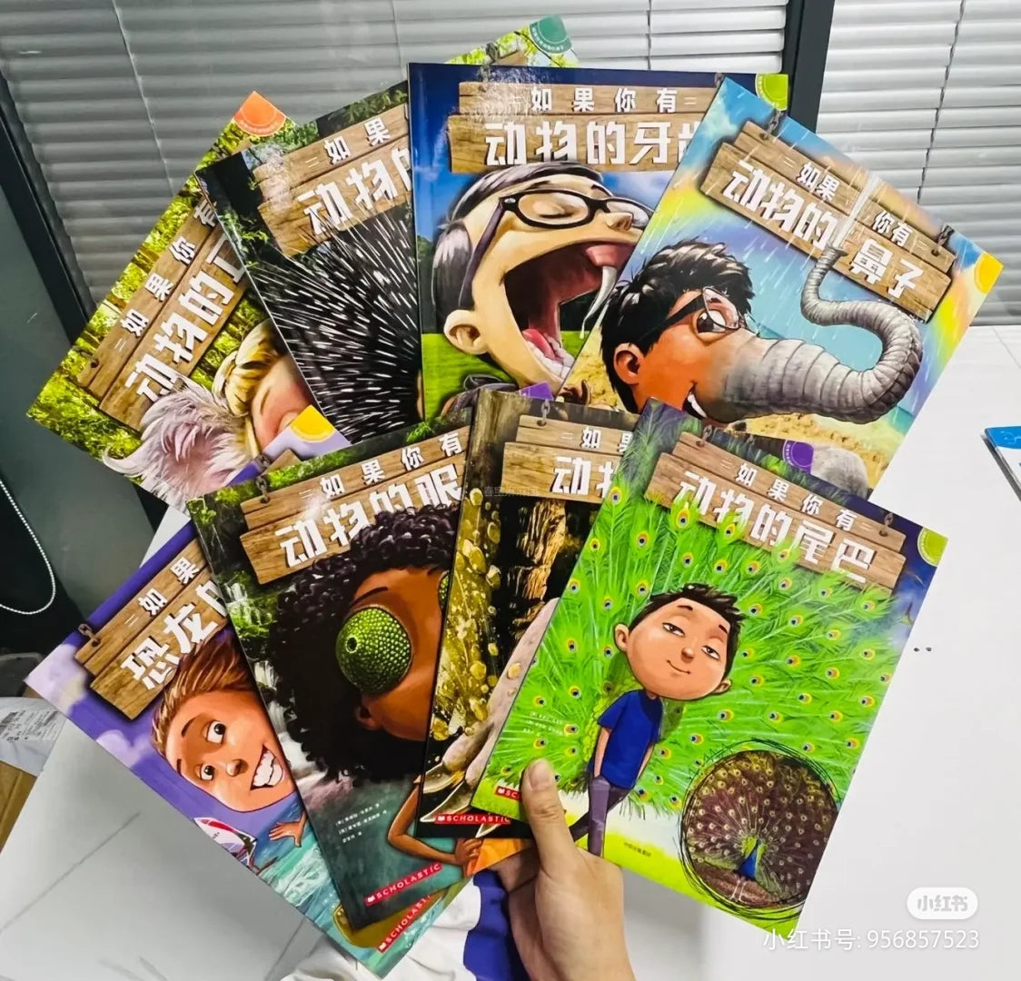 【Promesa PREORDER】如果你有动物的舌头(全3册) | 如果你有动物的尾巴(全8册)儿童趣味动物小百科科普绘本