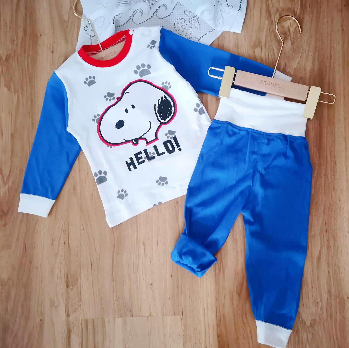 PROMESA独家儿童100%全棉包肚肚高腰家居服睡衣 Kid 100% Cotton High Waist Pajamas