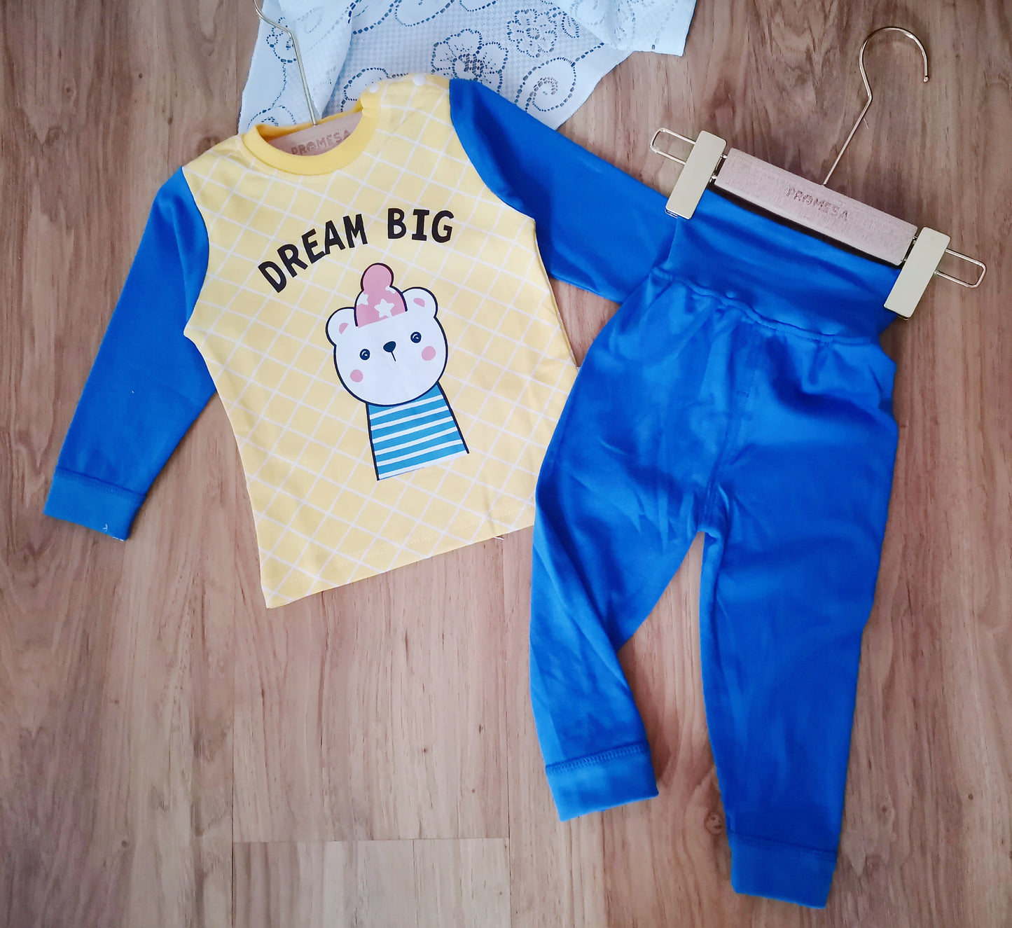 PROMESA独家儿童100%全棉包肚肚高腰家居服睡衣 Kid 100% Cotton High Waist Pajamas