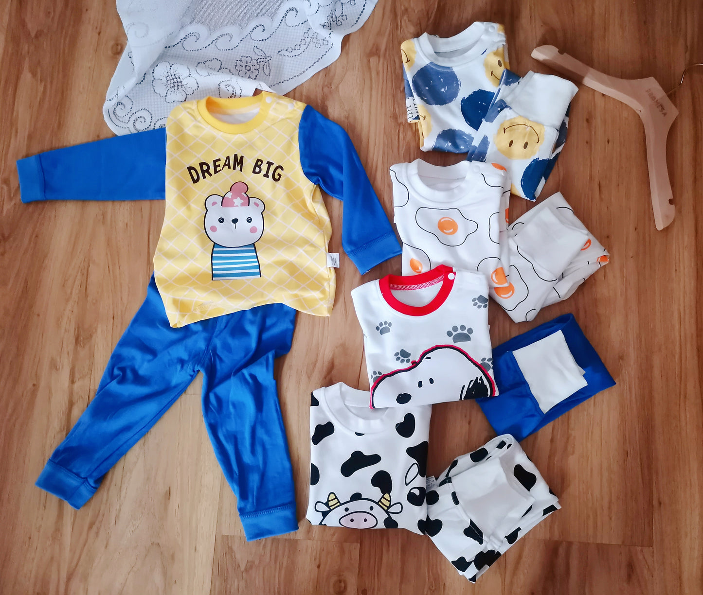 PROMESA独家儿童100%全棉包肚肚高腰家居服睡衣 Kid 100% Cotton High Waist Pajamas