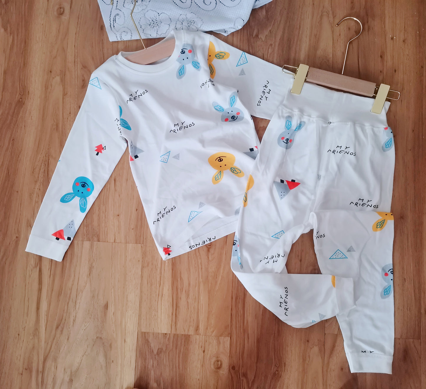 PROMESA独家儿童100%全棉包肚肚高腰家居服睡衣 Kid 100% Cotton High Waist Pajamas