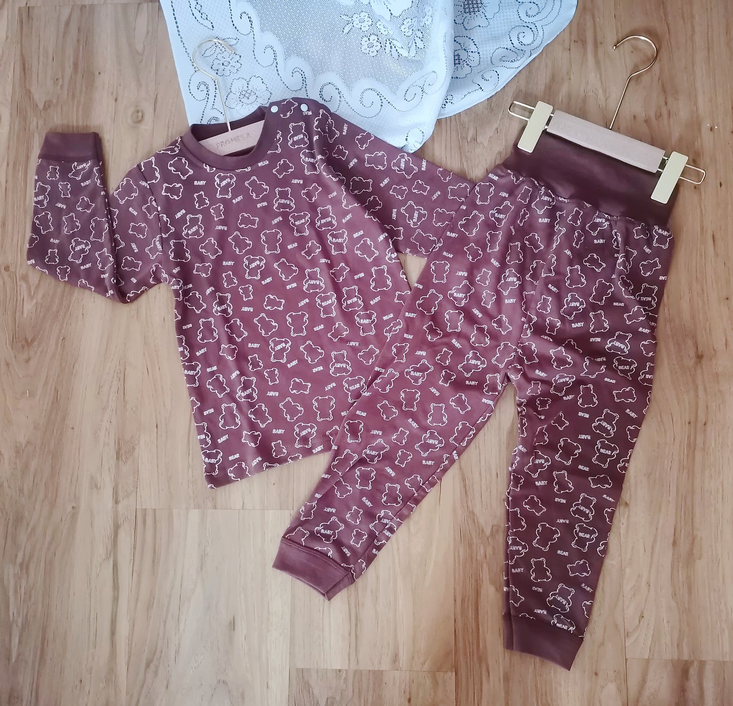 PROMESA独家儿童100%全棉包肚肚高腰家居服睡衣 Kid 100% Cotton High Waist Pajamas