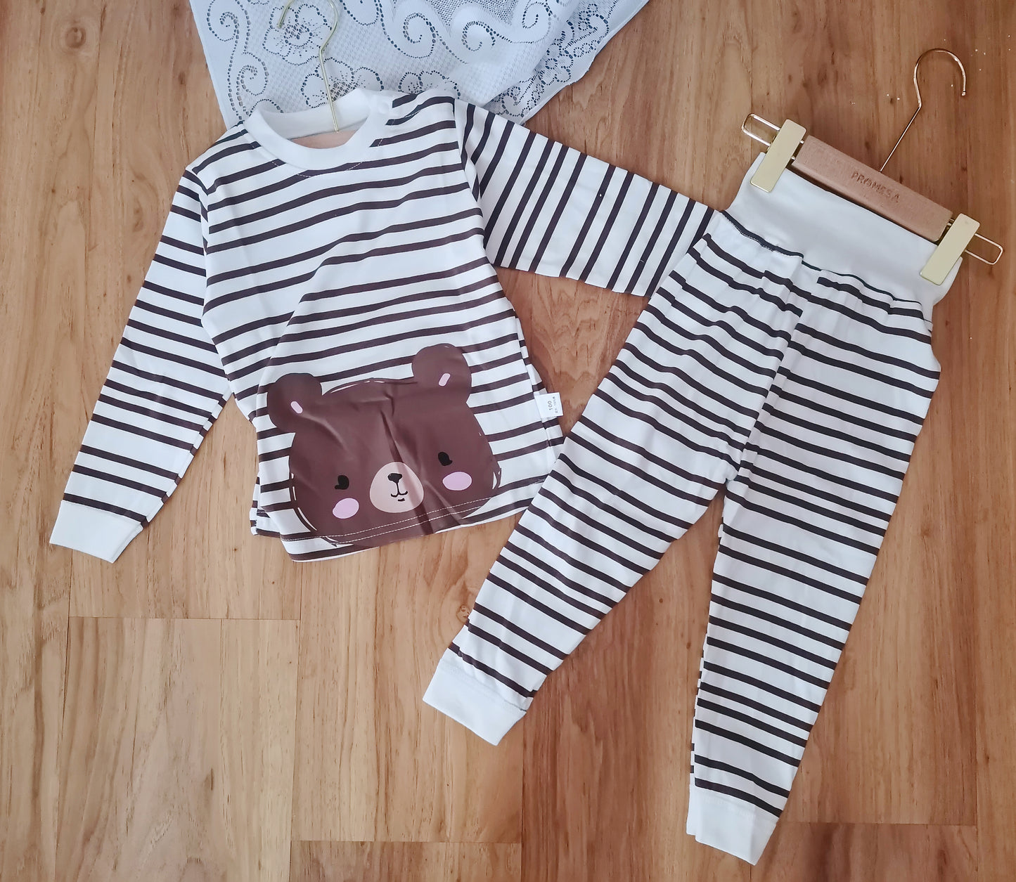 PROMESA独家儿童100%全棉包肚肚高腰家居服睡衣 Kid 100% Cotton High Waist Pajamas