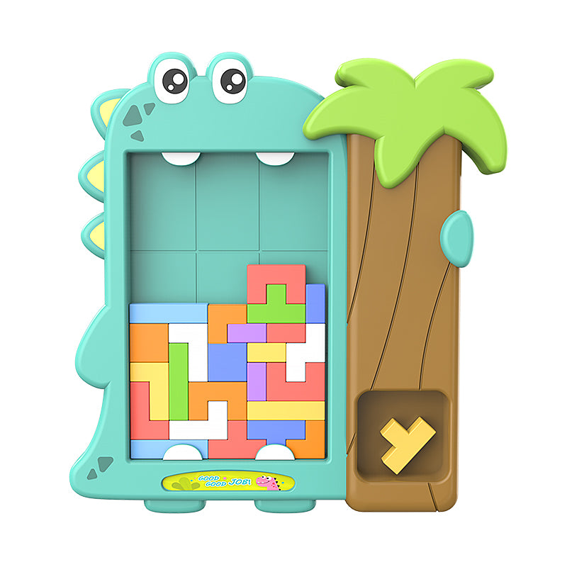 【Promesa】Dinosaur ABS Plastic Durable Tetris Block