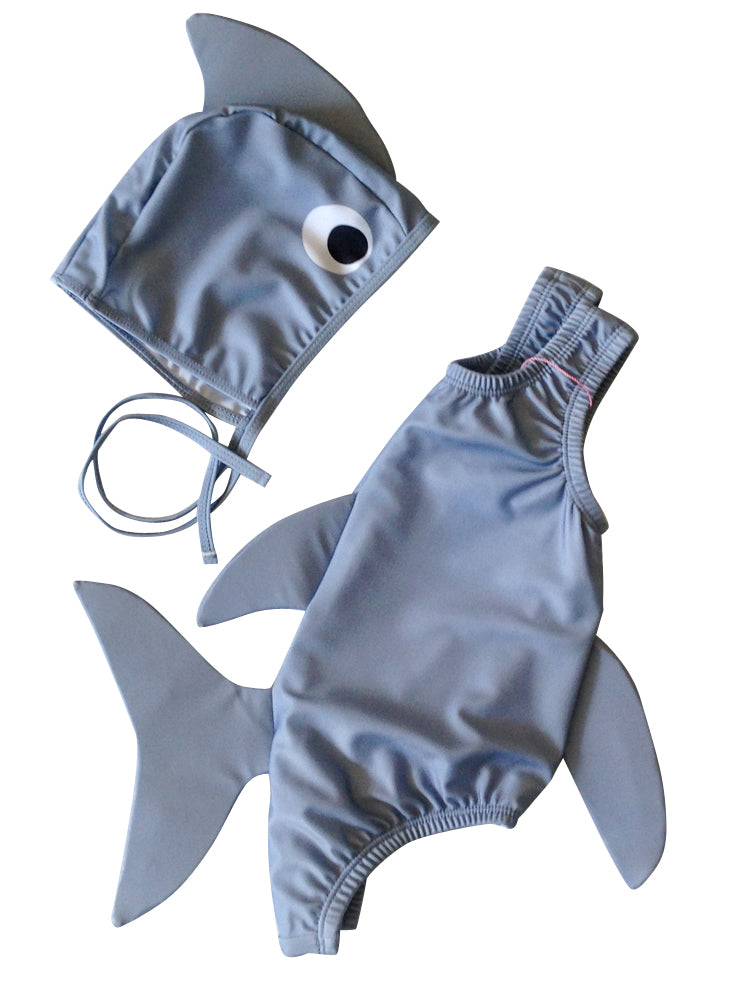 儿童鲨鱼可爱泳装 Kid Cute Shark Swimsuit