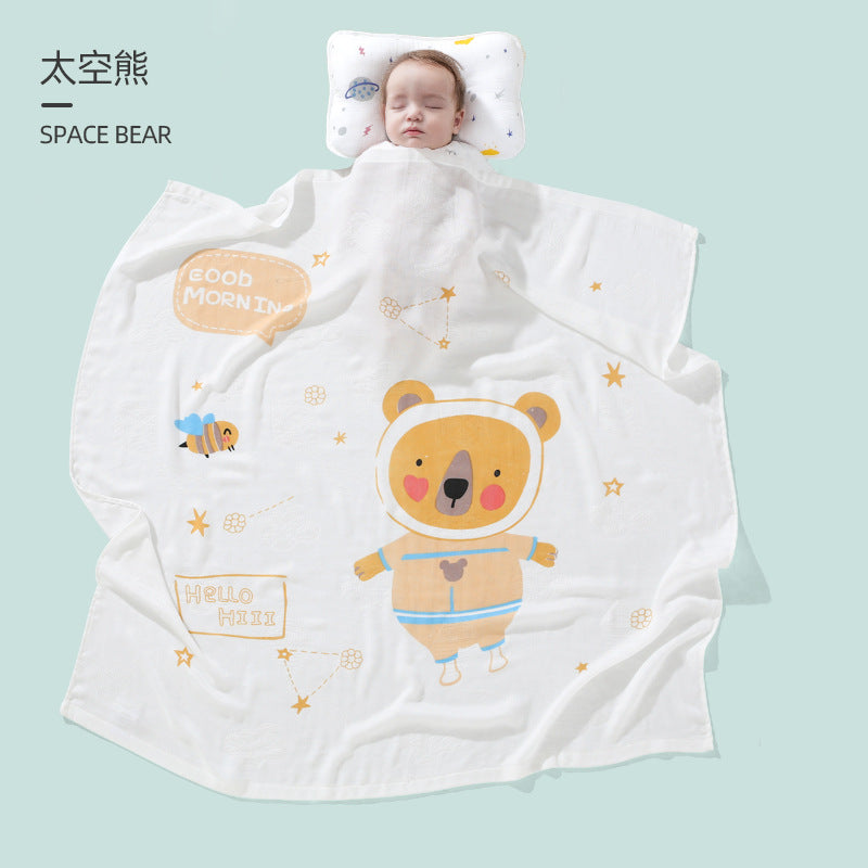 【PROMESA】Multi-purpose 2 layers 100% Bamboo Fiber Blanket Swaddle