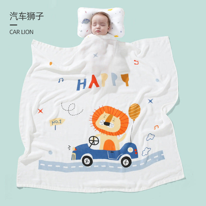 【PROMESA】Multi-purpose 2 layers 100% Bamboo Fiber Blanket Swaddle