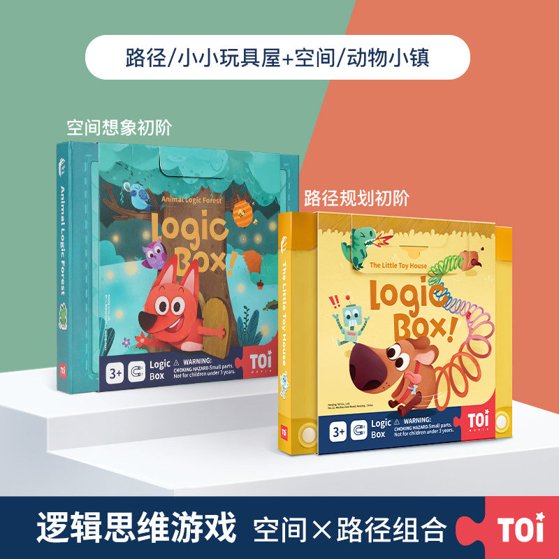 TOI儿童逻辑思维训练益智游戏玩具3-4-5-6岁 TOI Logic Box Puzzle Game Toys