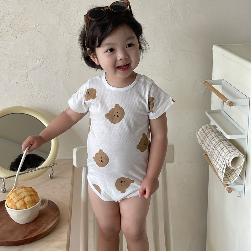 【Promesa】100% Cotton Breathable Gauze Romper