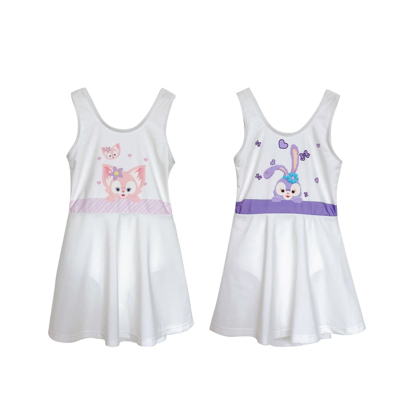 2022 NEW Cute Girl Swimsuit 2022新款女童连体裙式泳衣