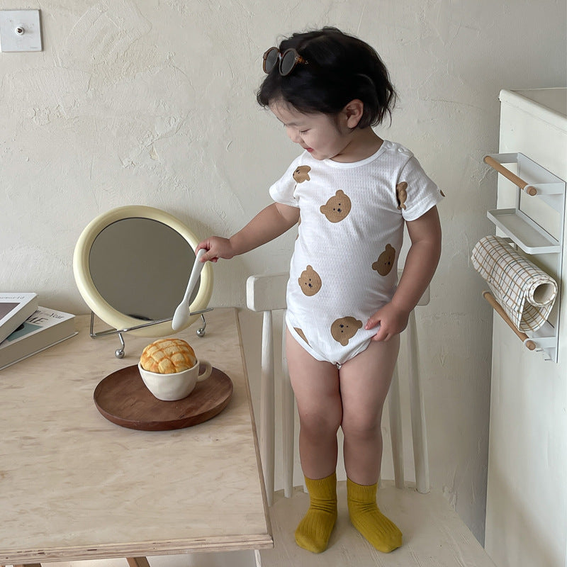 【Promesa】100% Cotton Breathable Gauze Romper