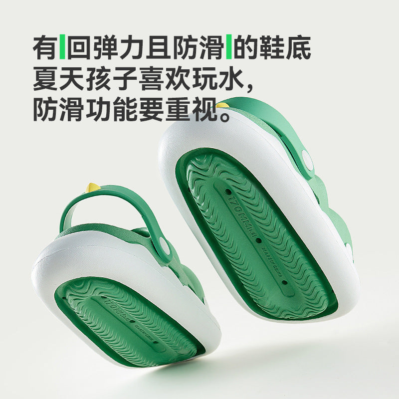 【Promesa PREORDER】Cheerful Mario Dinosaur Sandals Slippers