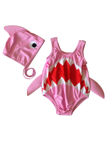 儿童鲨鱼可爱泳装 Kid Cute Shark Swimsuit
