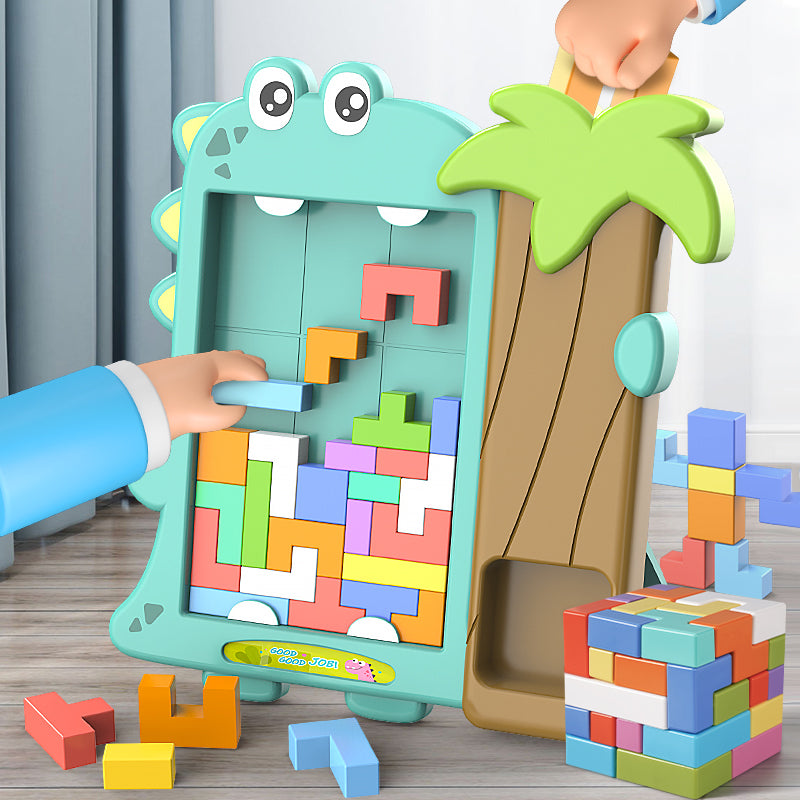 【Promesa】Dinosaur ABS Plastic Durable Tetris Block