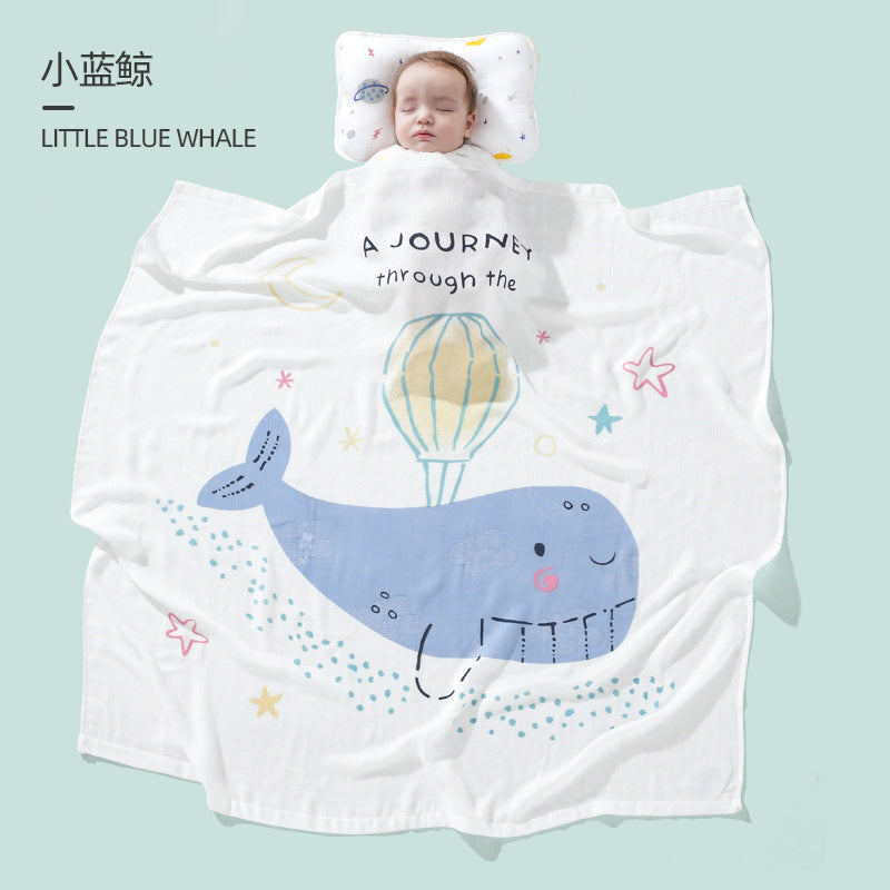 【PROMESA】Multi-purpose 2 layers 100% Bamboo Fiber Blanket Swaddle